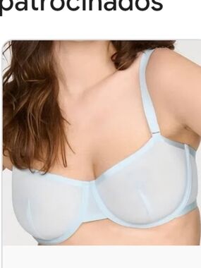 Cuup Women Bra The Balconette Mesh‎ Underwire Sz34D We Support You Sheer